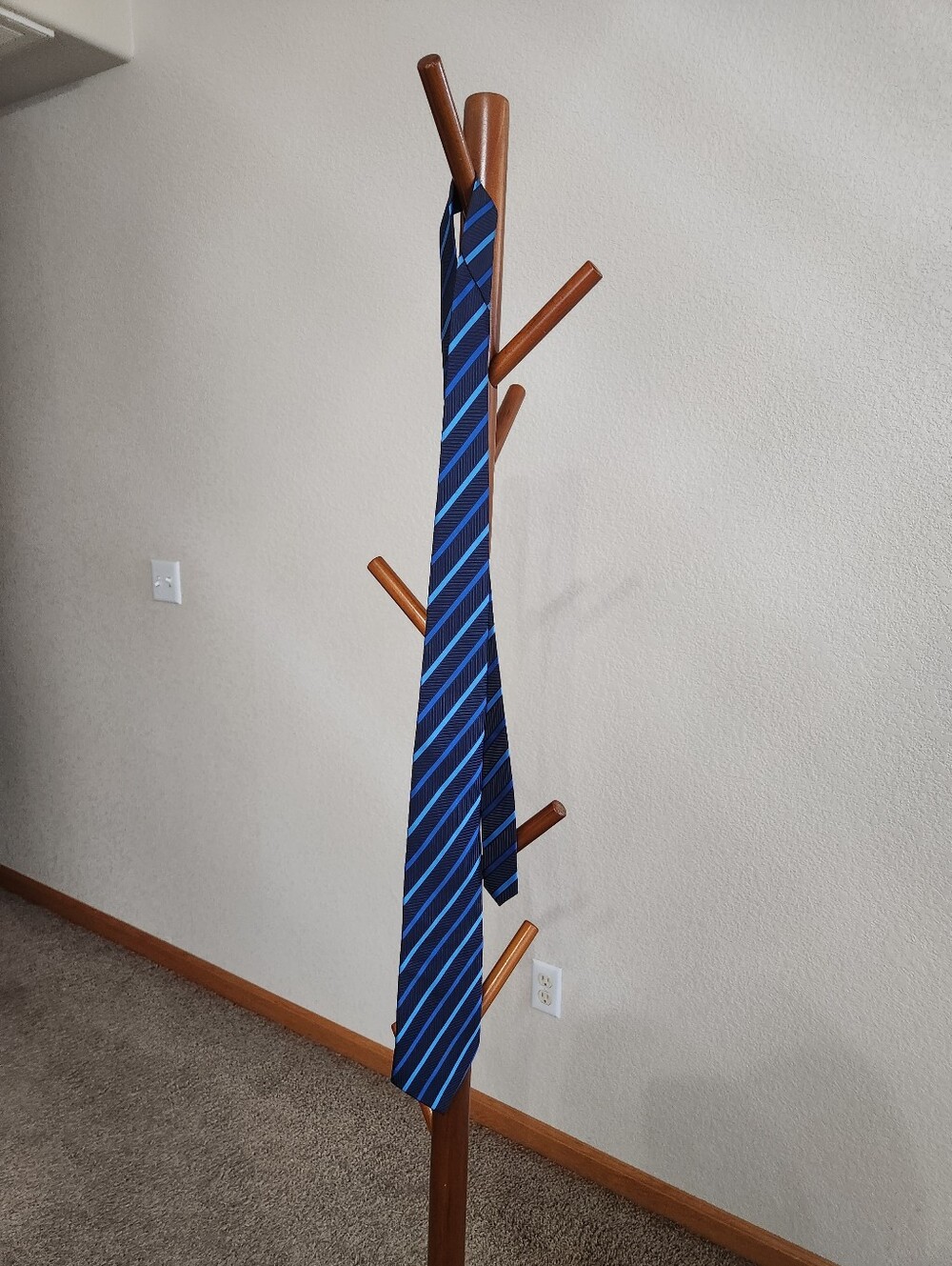Blue Silk Necktie